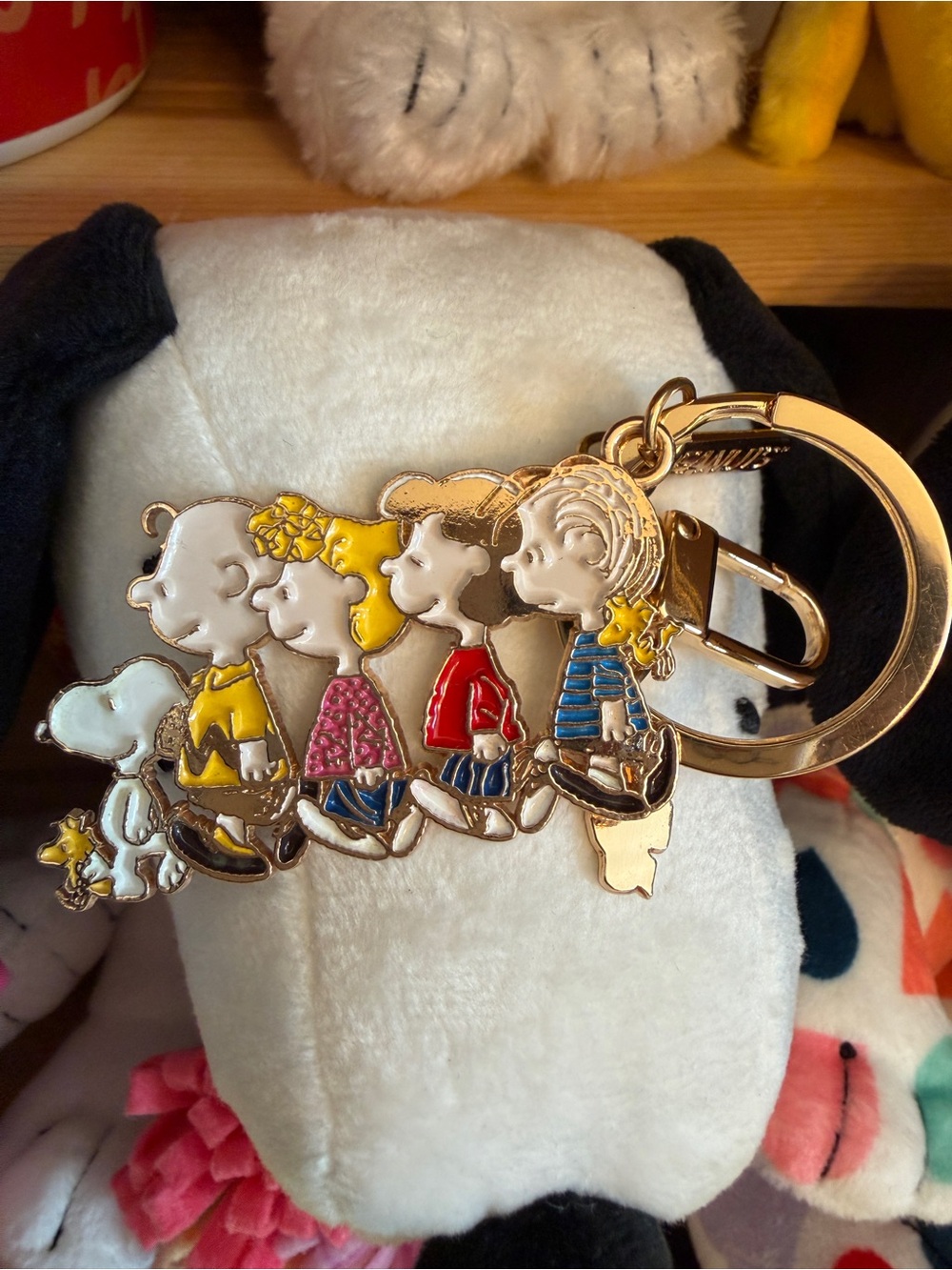 Peanuts Multicolor Enamel Character Keychain by Peanuts